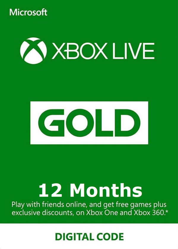 Xbox Live Gold - 12 Months