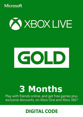 Xbox Live Gold - 3 Months